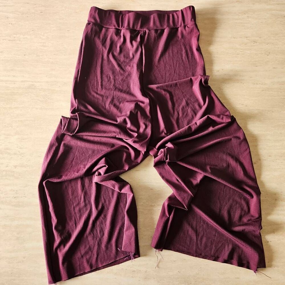 Weissman NWOT adult extra small maroon dance pants costume lyrical contemporary